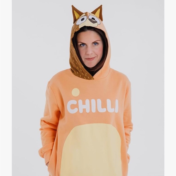 Chilli and Bandit Heeler Hoodies- Bluey Family! - Picture 5 of 5